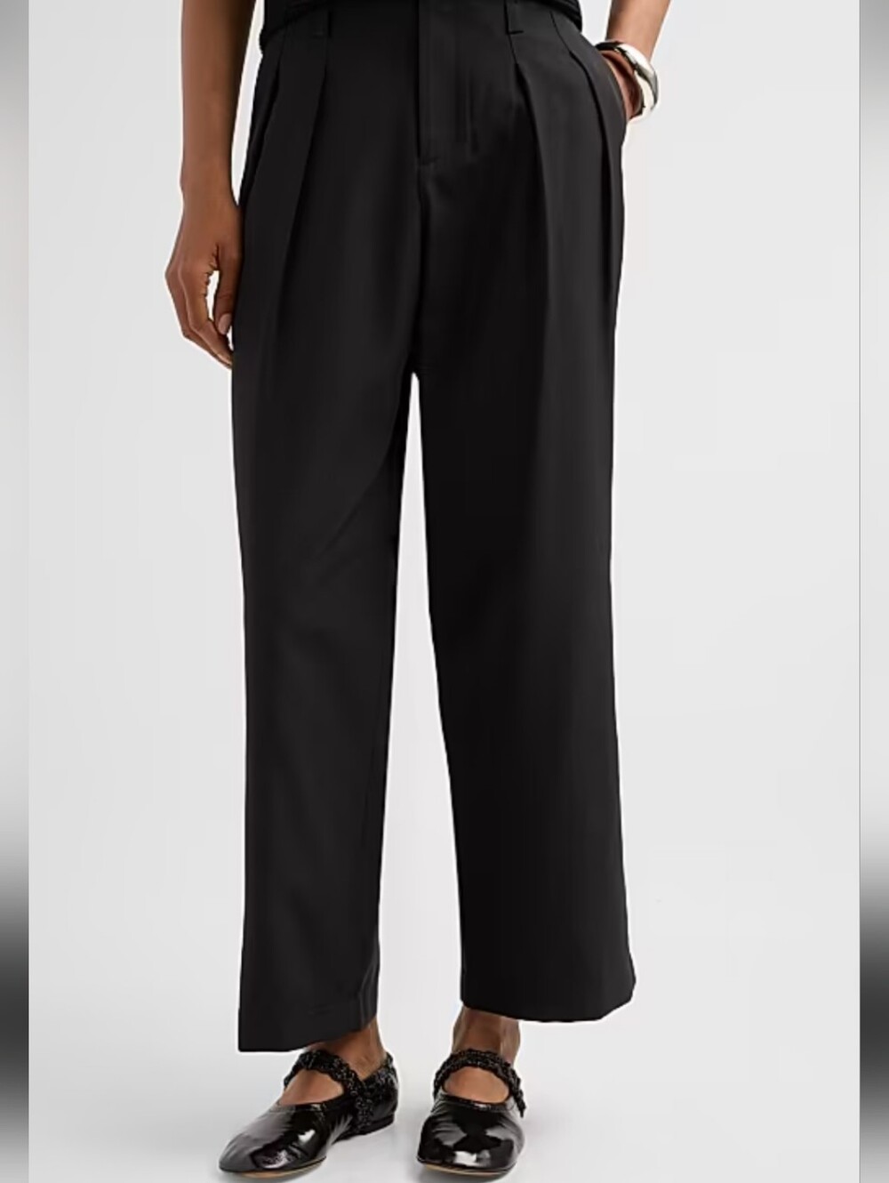 Wilfred Black High Waist Straight Leg Crop Dress Pants Size 0